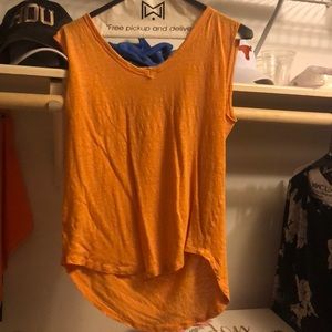 Neon orange tank